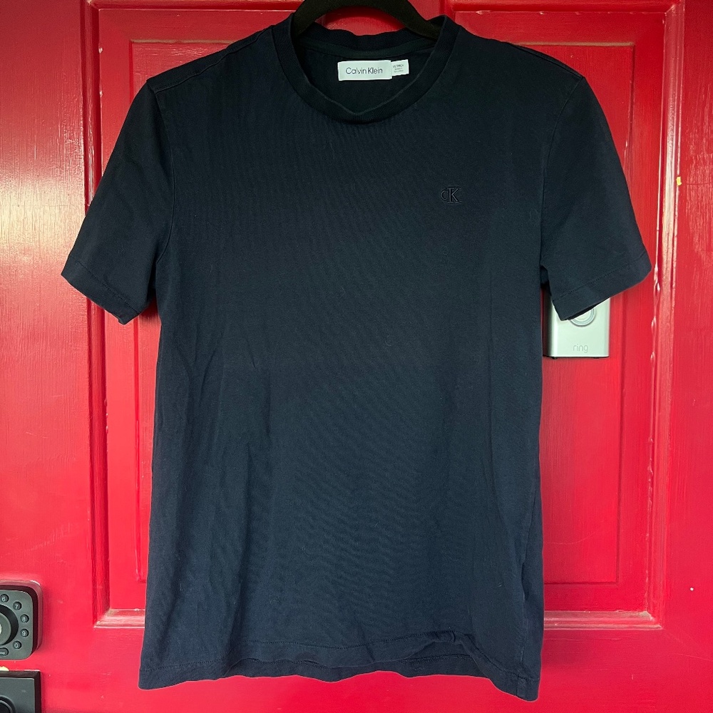 Men's Calvin Klein Basic T Shirt Navy Extra Small XS